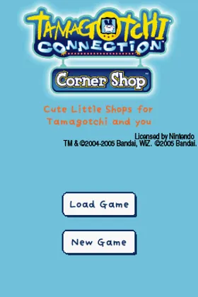 Tamagotchi Connection - Corner Shop (USA) screen shot title